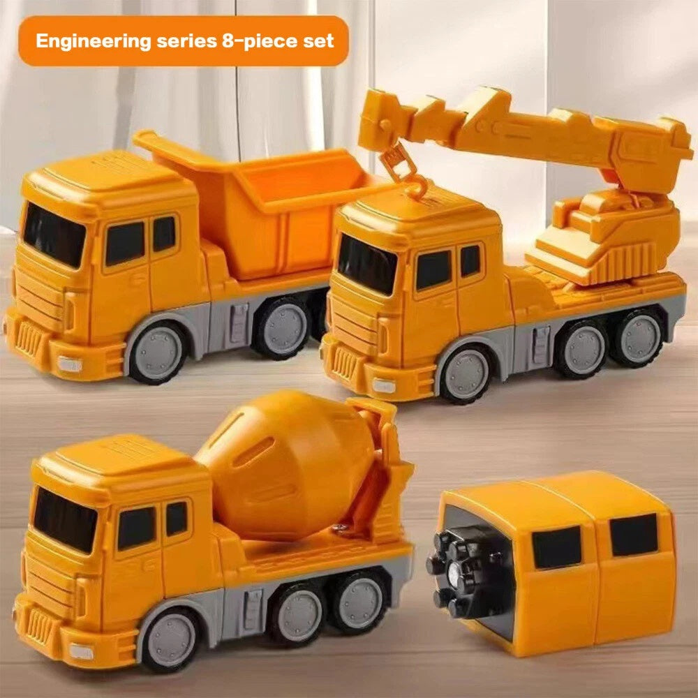 Magnetic Transformer Car Set